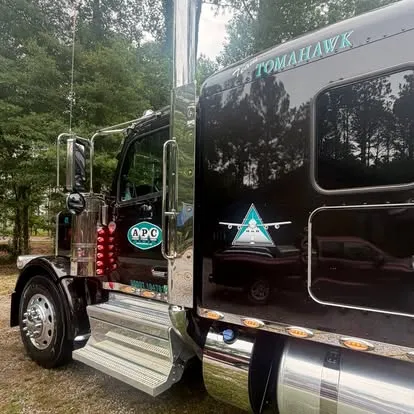 Tractor cab and polished trim